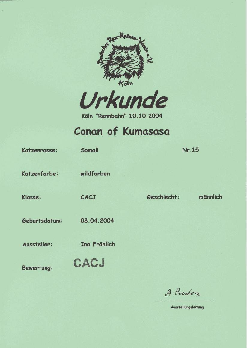 Urkunde