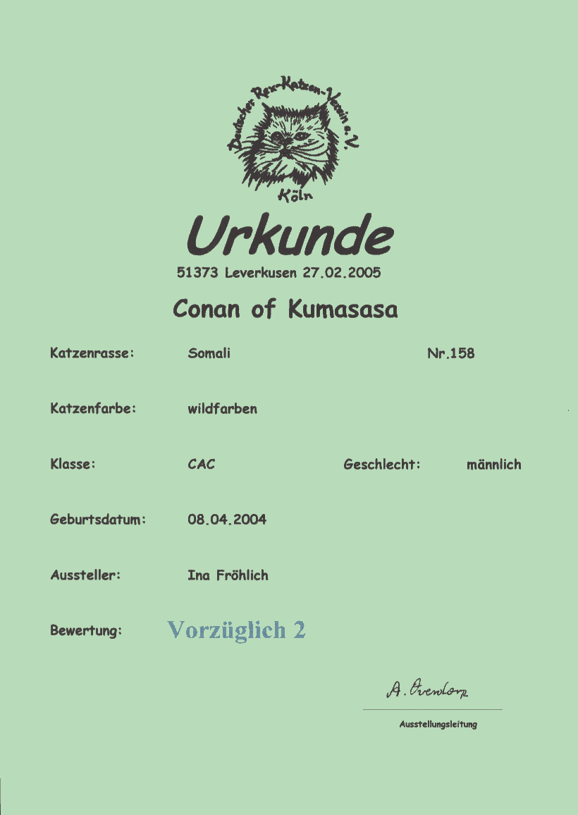 Urkunde