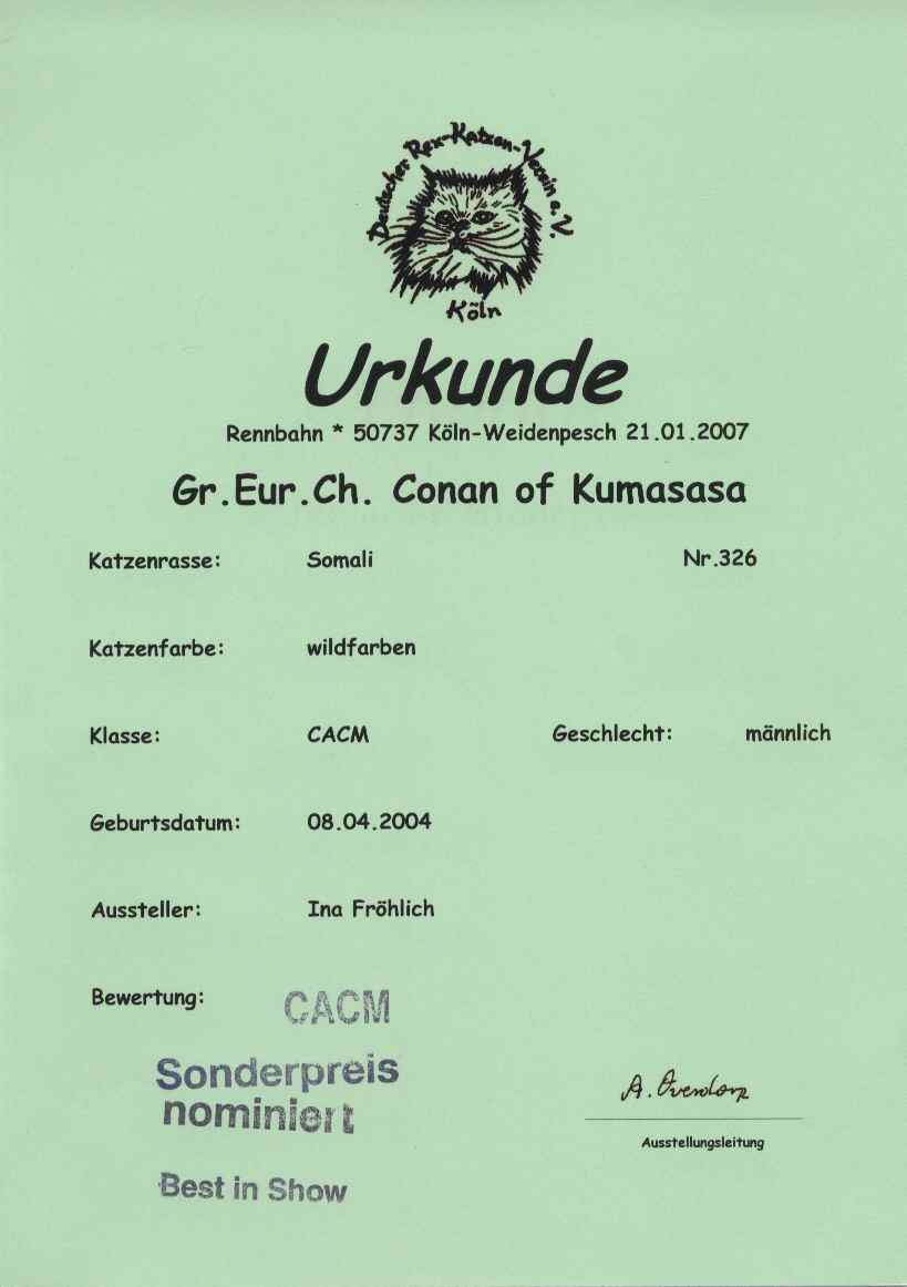 Urkunde