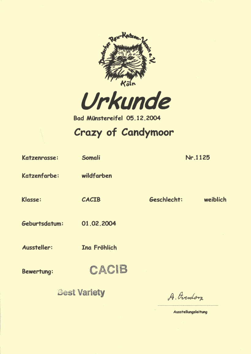 Urkunde