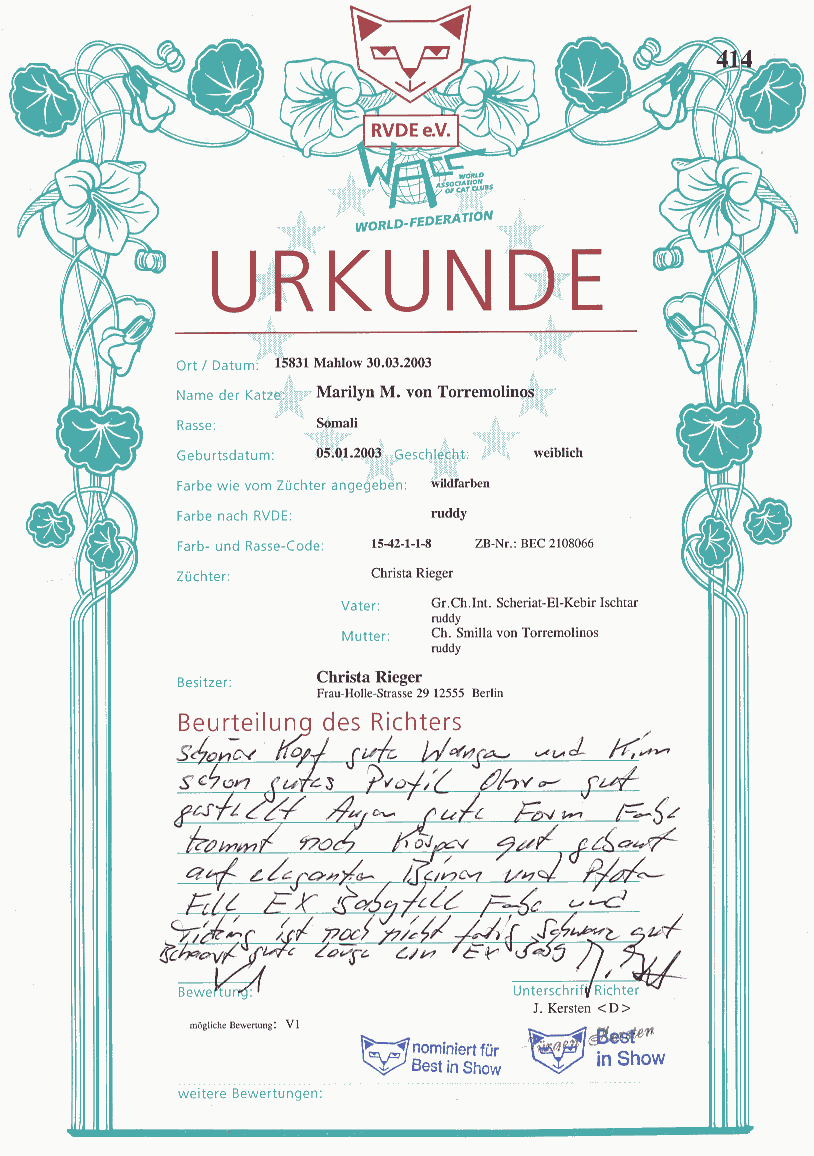 Urkunde