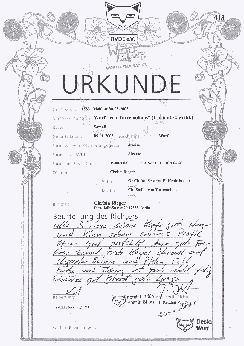 Urkunde