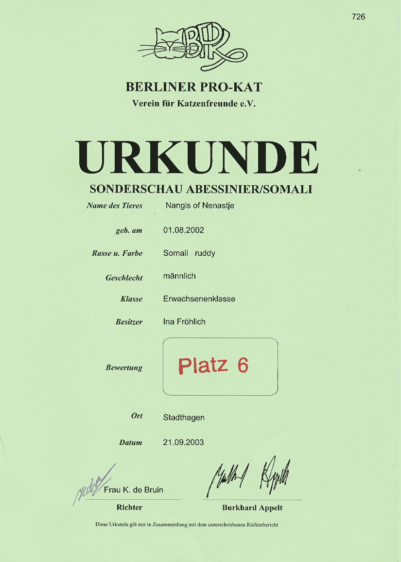 Urkunde