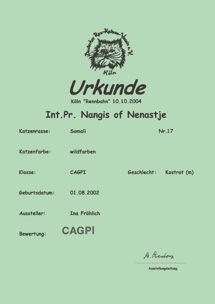 Urkunde